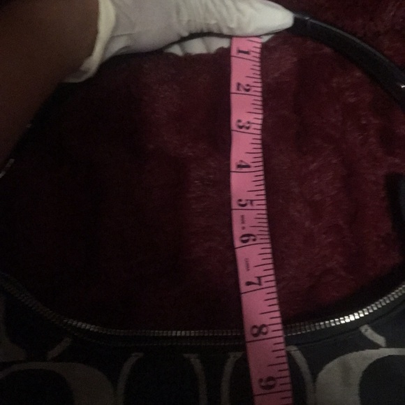 Gray and Black Coach hobo bag - Picture 11 of 11